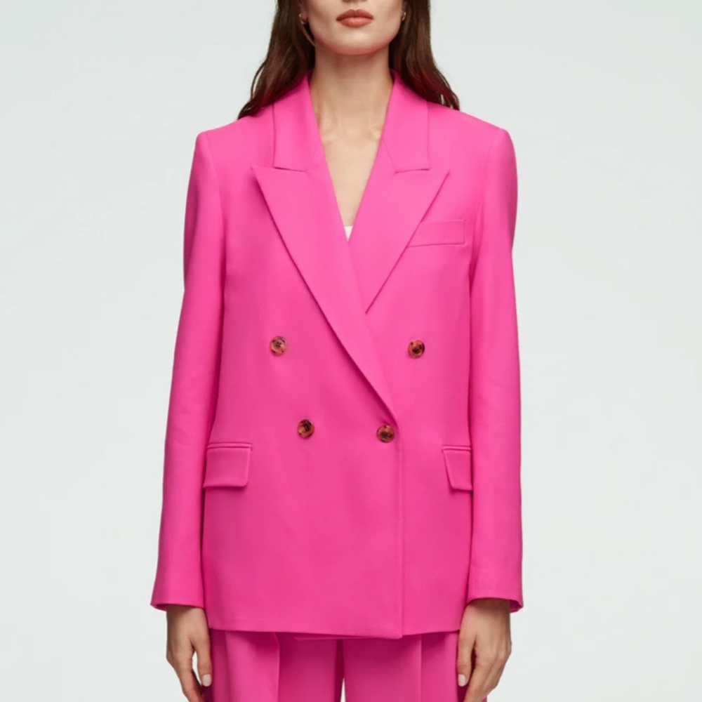 Argent Peak Lapel Blazer in Seasonless Wool - Tags off/ Never worn!